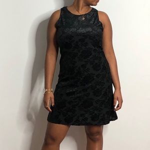 90s Vintage Floral Mini Dress